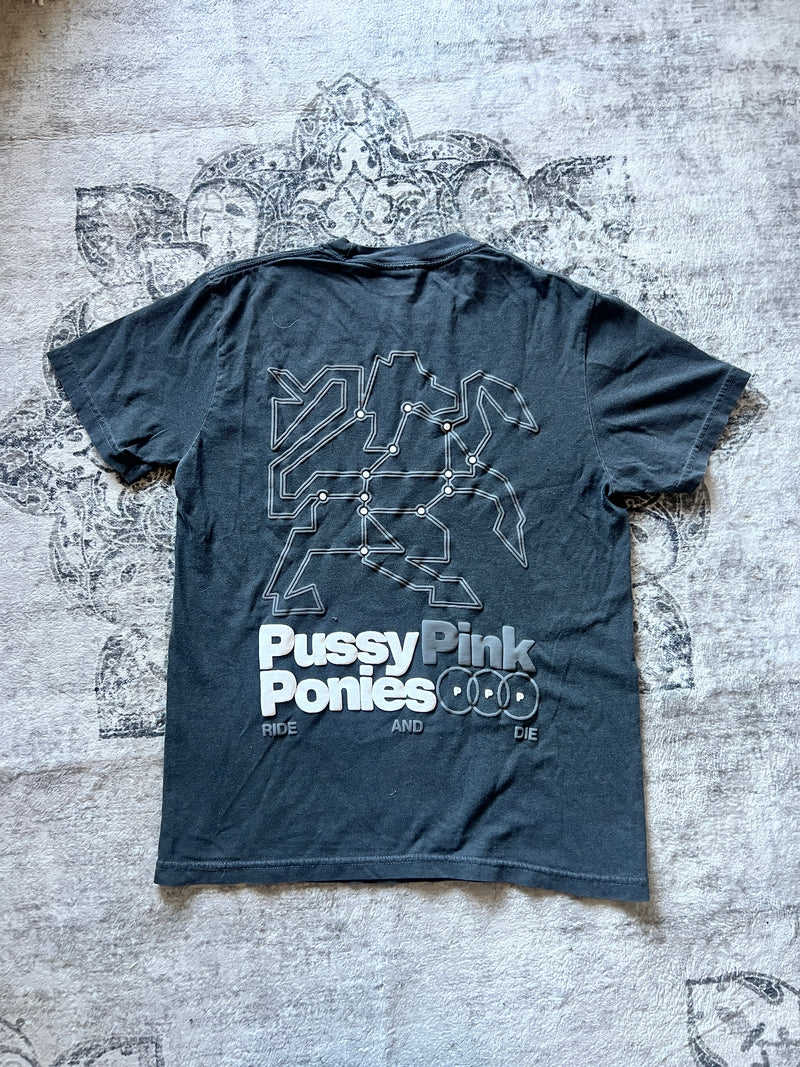 “Pussy Pink Ponies” Squad Tee (Pepper Black)